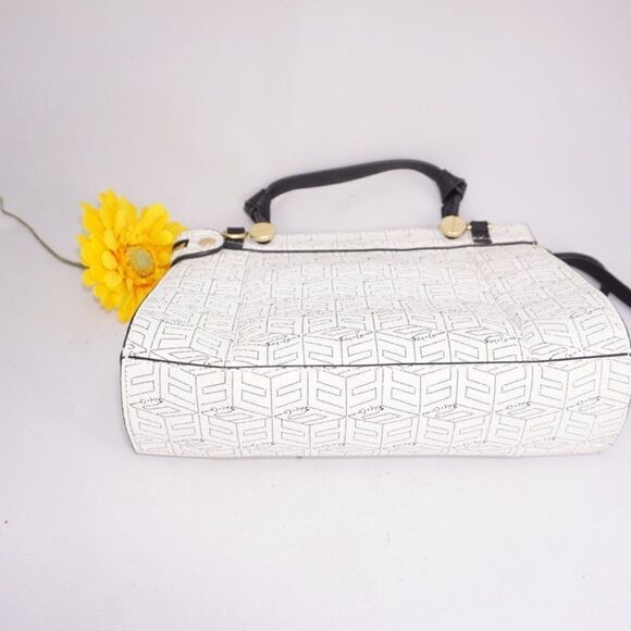Foley + Corinna Dione Satchel, Ivory / Black - Picture 3 of 6